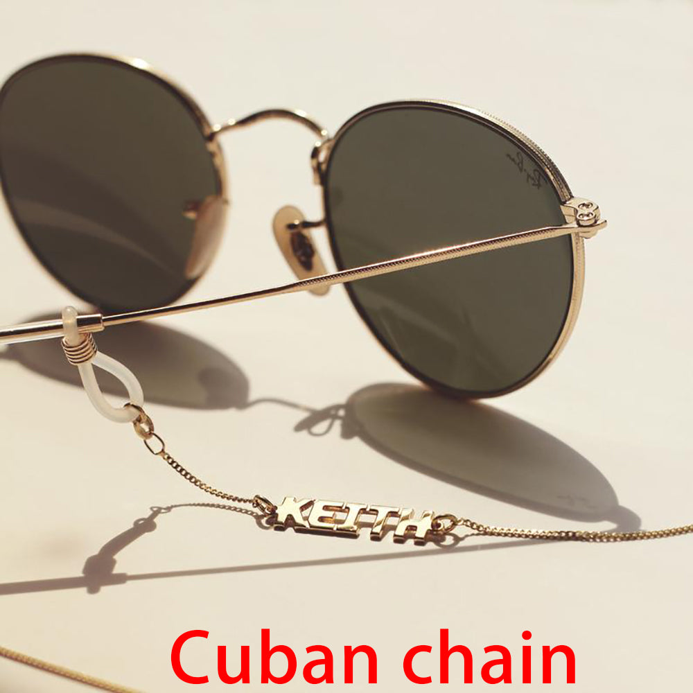 Personalised Glasses Chain with Custom Name