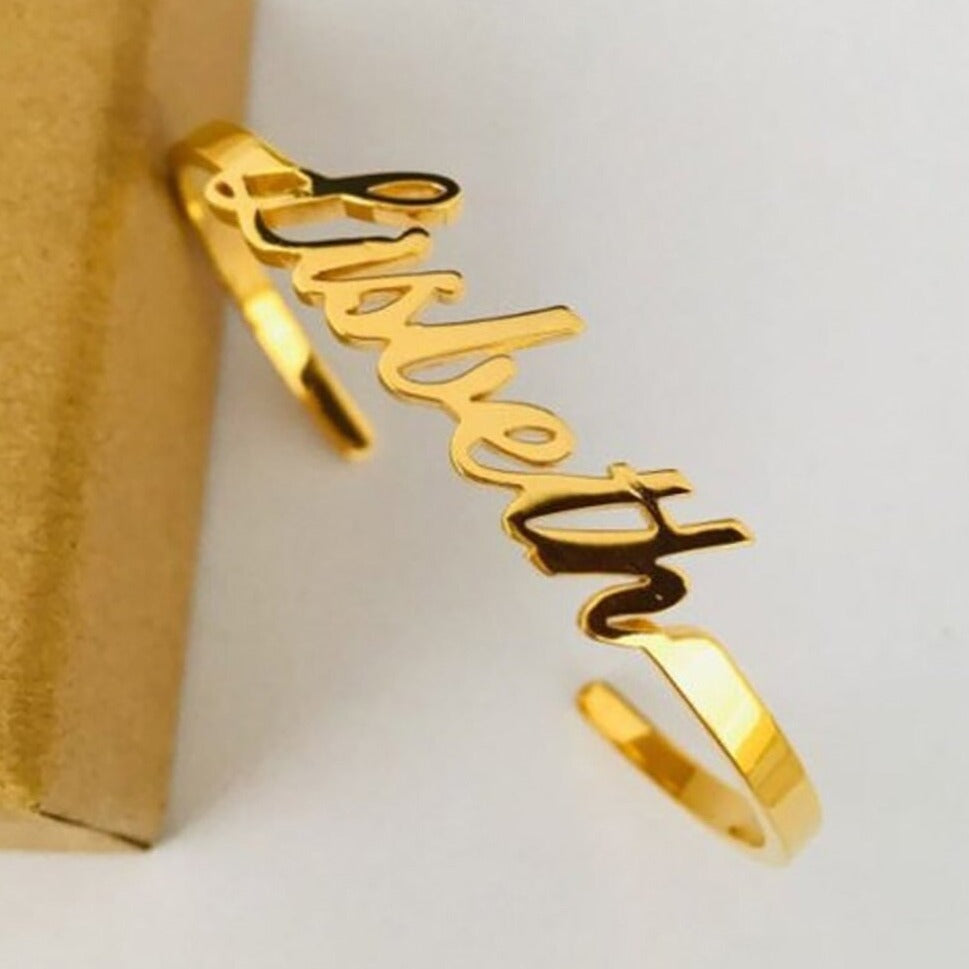 Customized Name Cuff Bangle