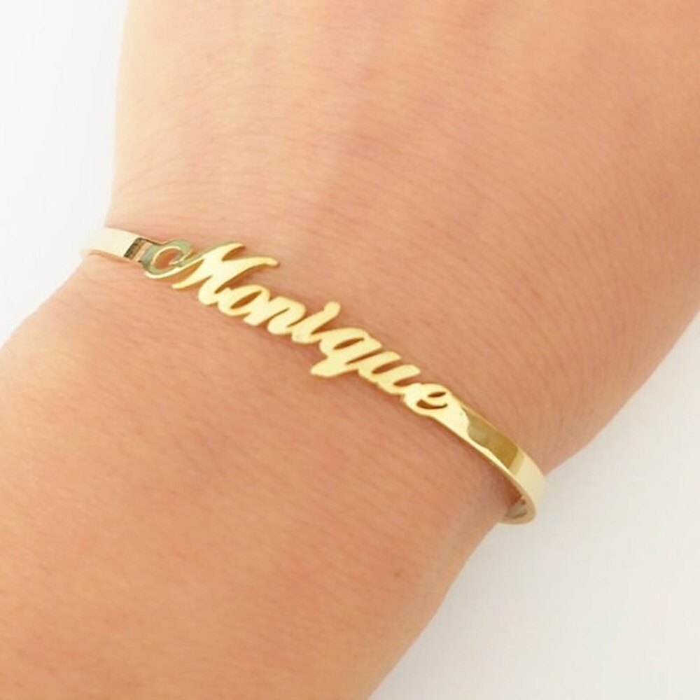 Customized Name Cuff Bangle