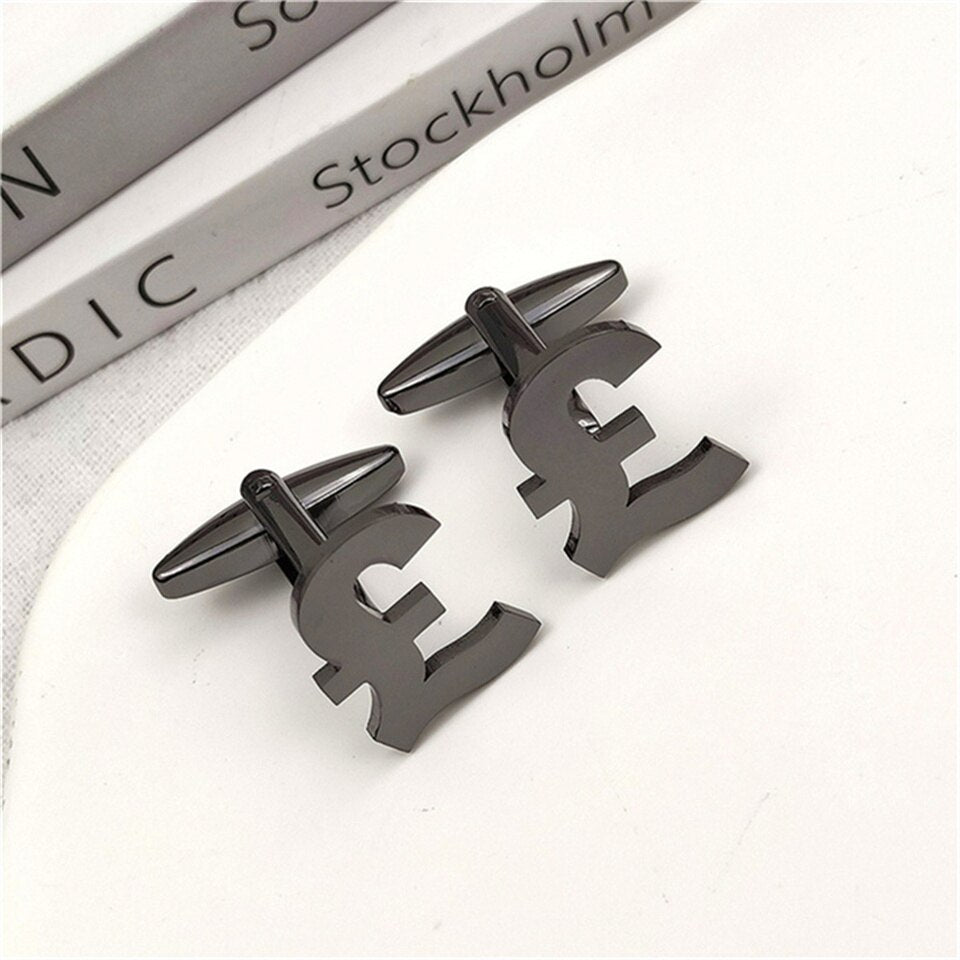 Pound Money Currency Cufflinks