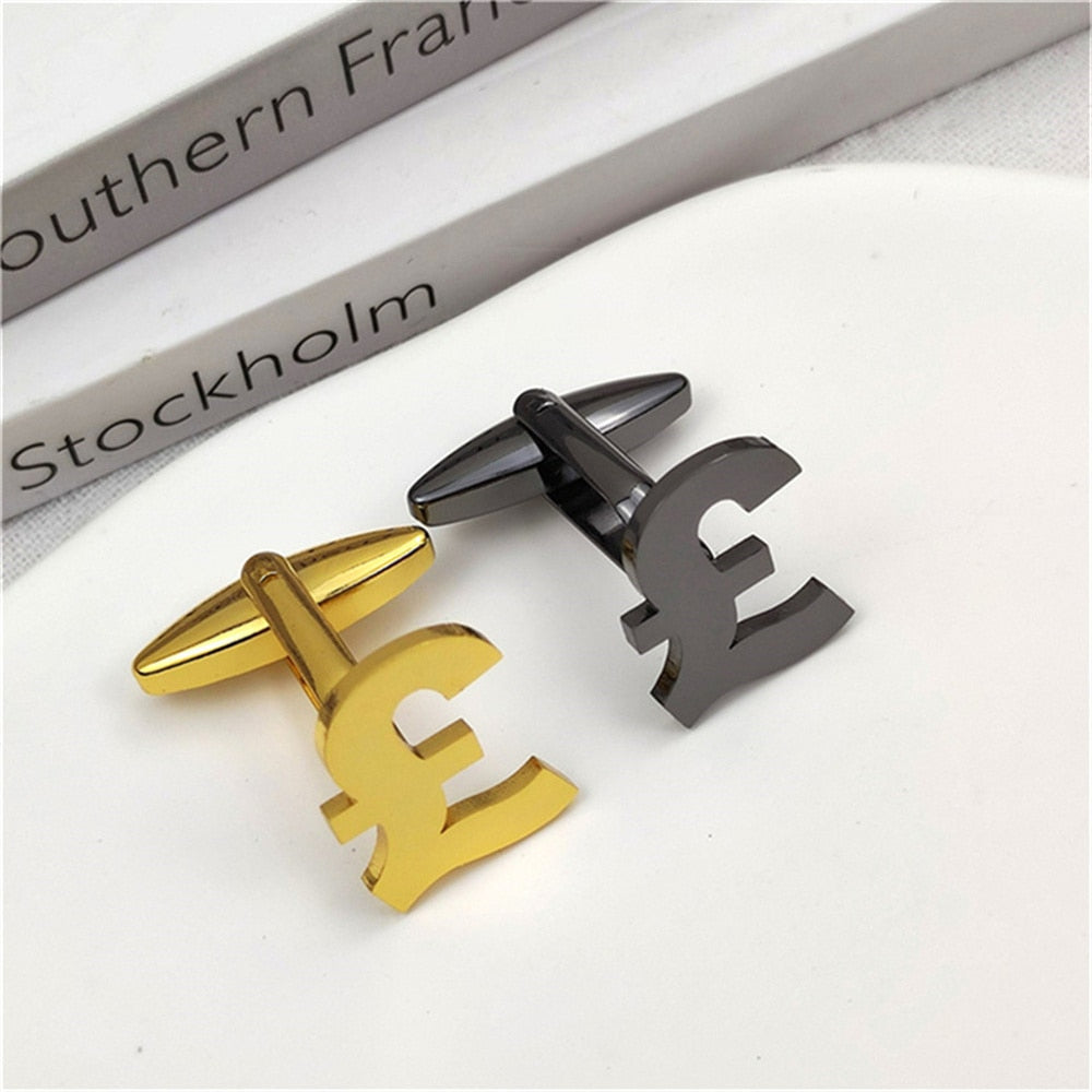 Pound Money Currency Cufflinks