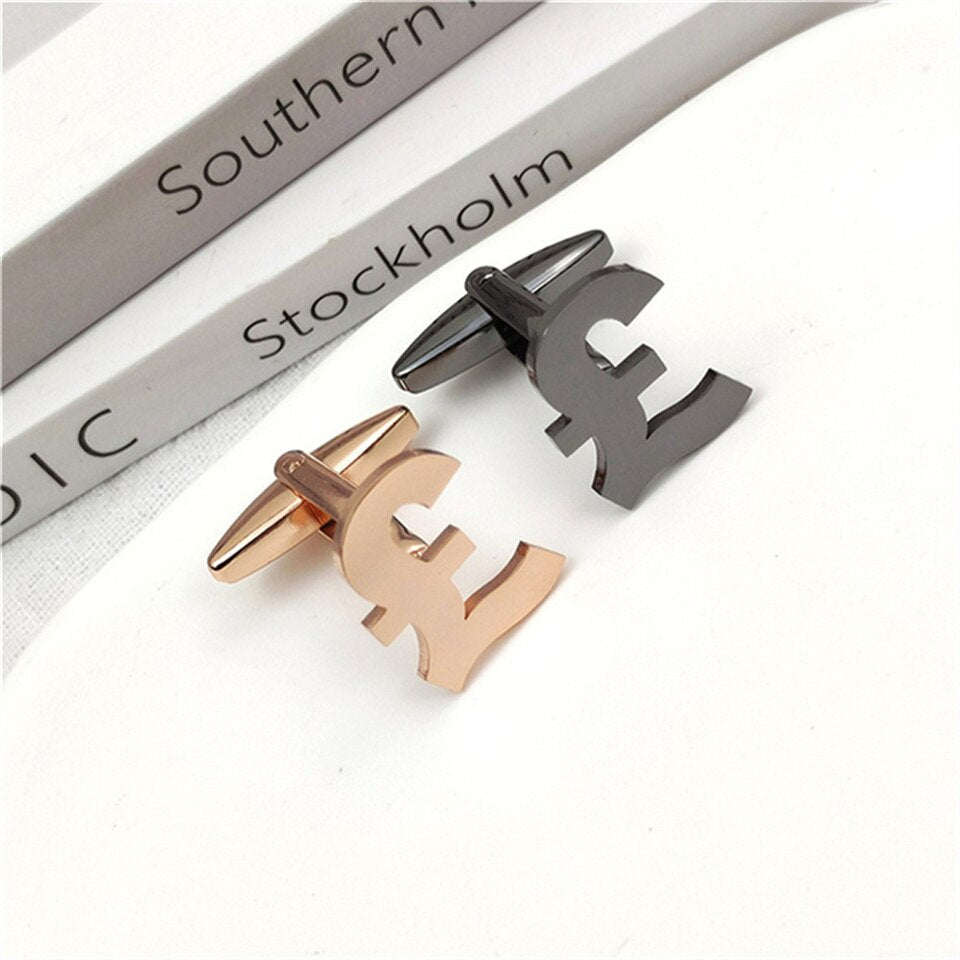 Pound Money Currency Cufflinks