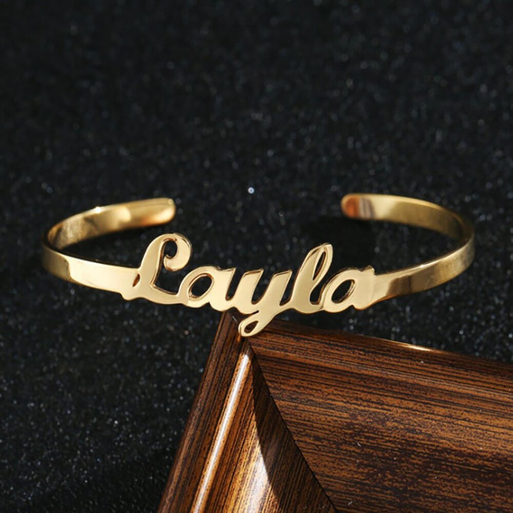 Customized Name Cuff Bangle