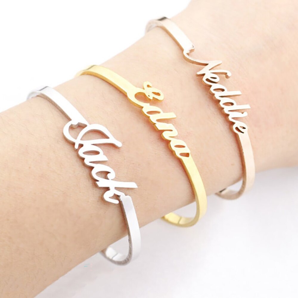 Customized Name Cuff Bangle