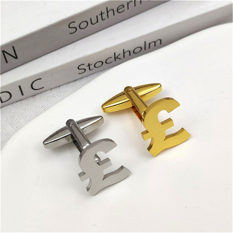 Pound Money Currency Cufflinks