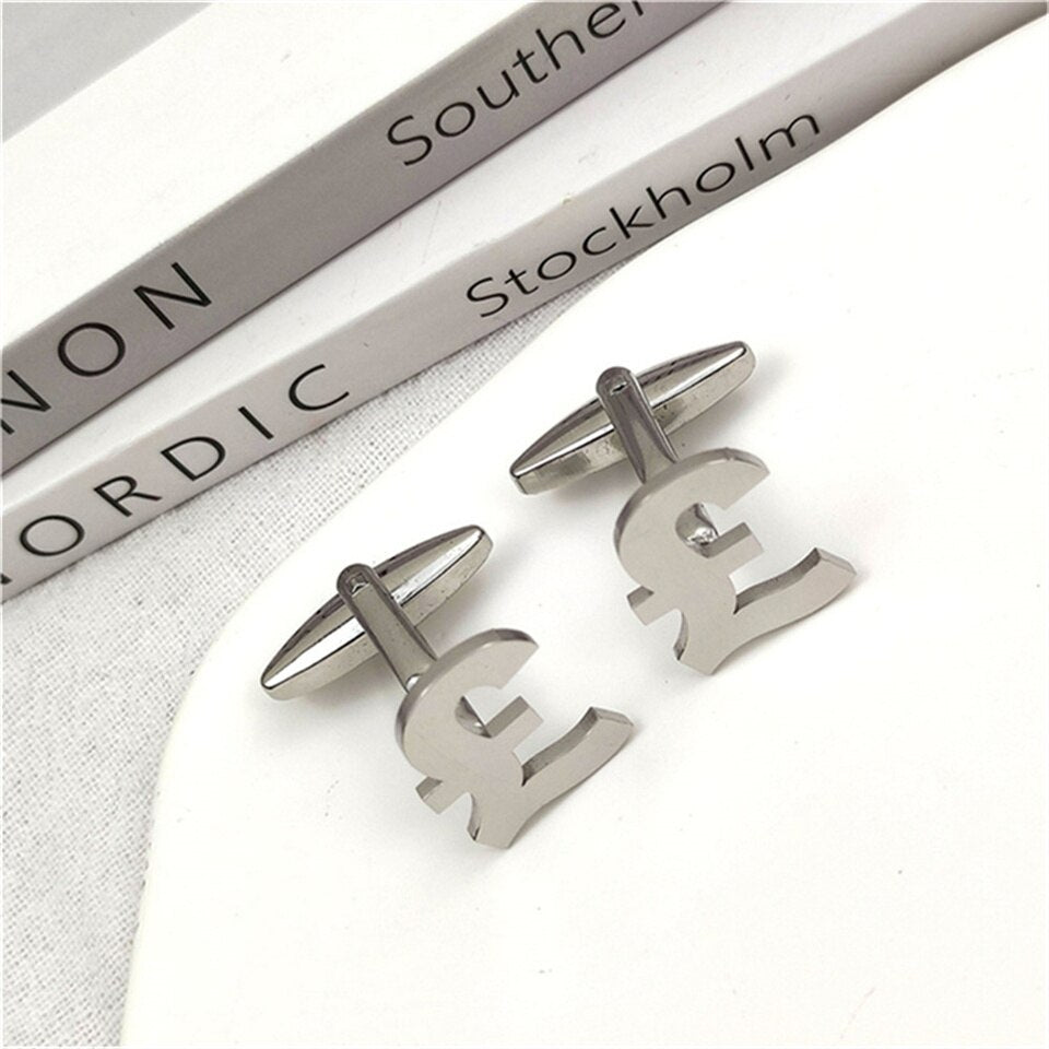 Pound Money Currency Cufflinks
