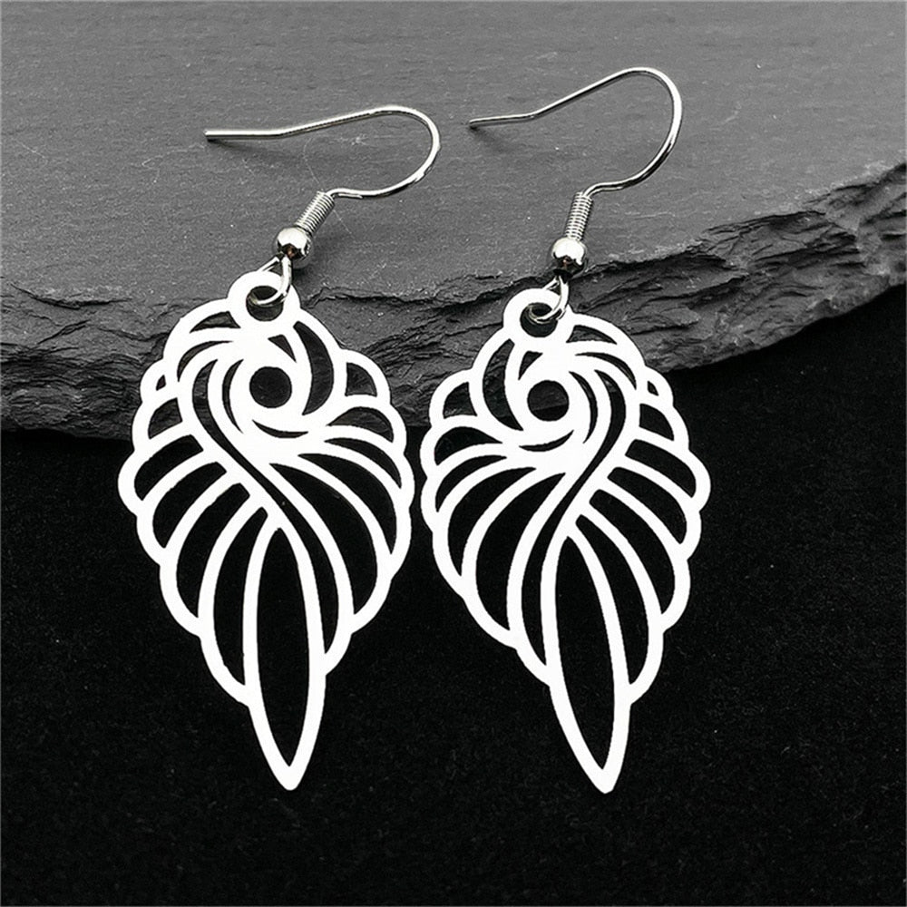 Abstract Flamingo Earrings