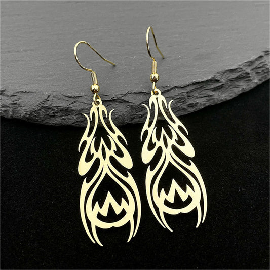 Abstract Tribal Bug Earrings
