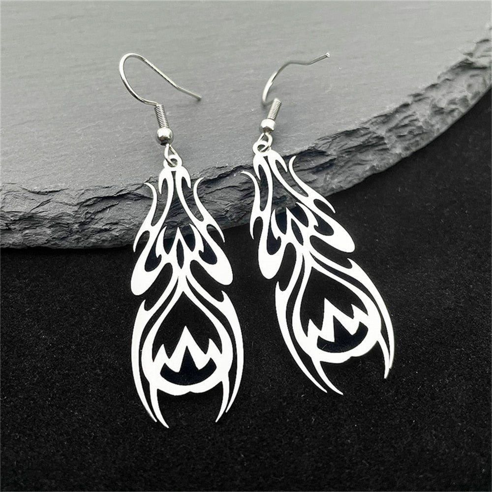 Abstract Tribal Bug Earrings