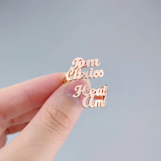 Adjustable Four Name Ring - Ring