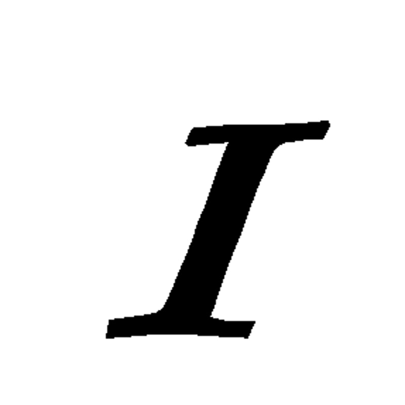 Big Initial Letter Earring - Earrings