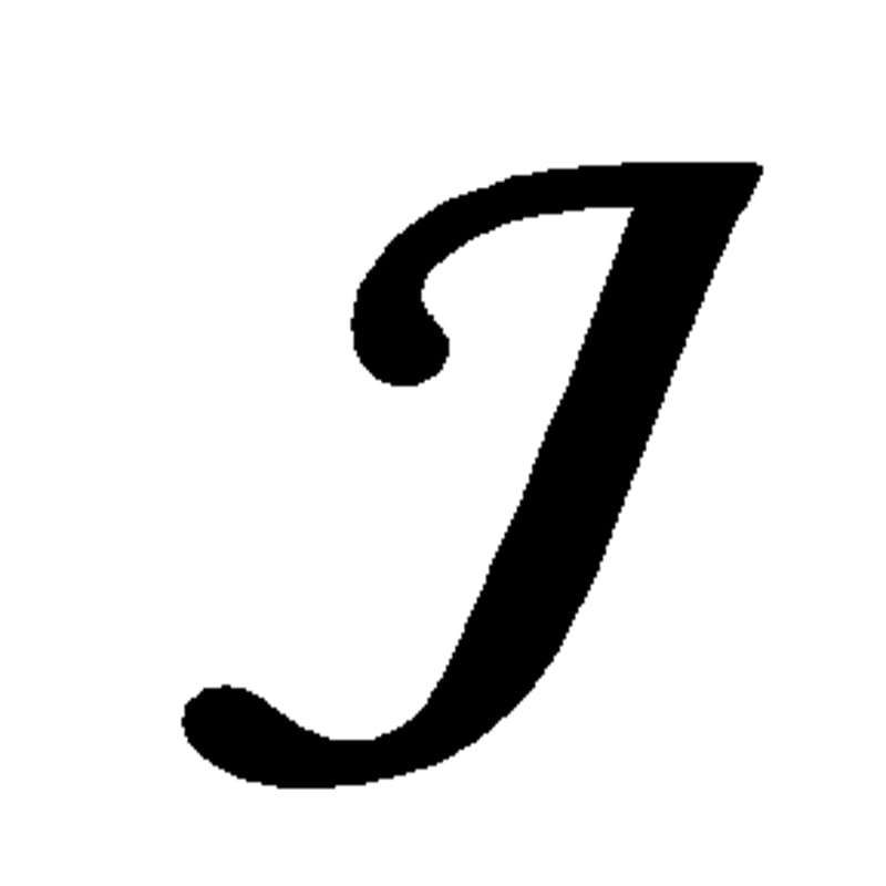 Big Initial Letter Earring - Earrings