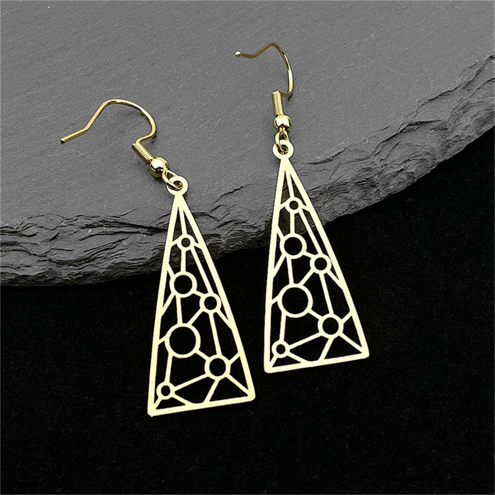 Boho Triangle Earrings