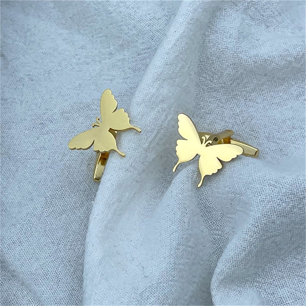 Butterfly Cufflinks - Gold