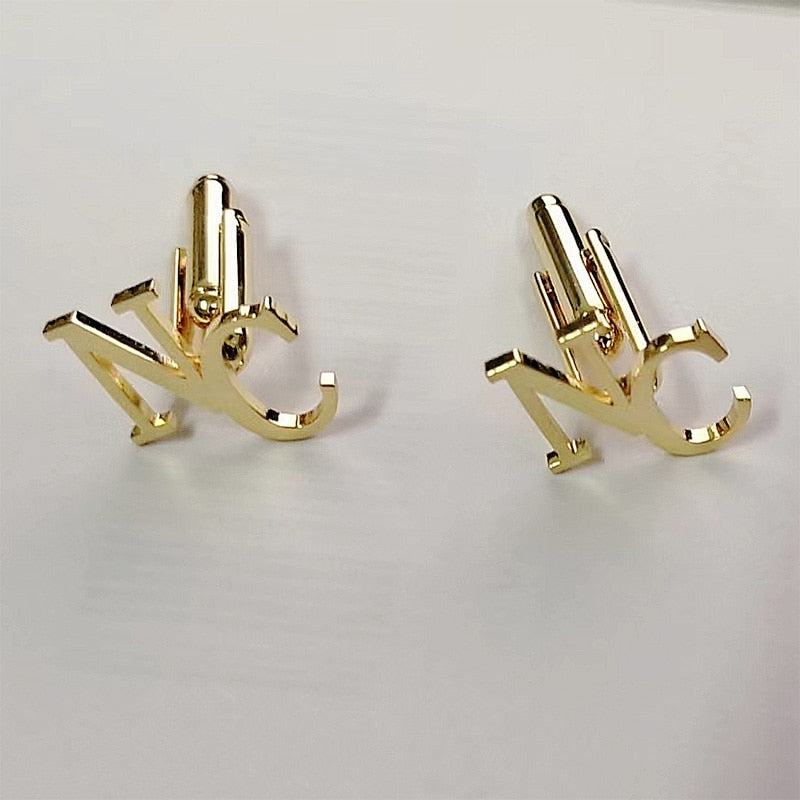 Cufflinks with Name Initials