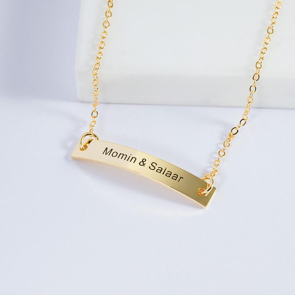 Custom Engraved Bracelet Bar - Bracelet