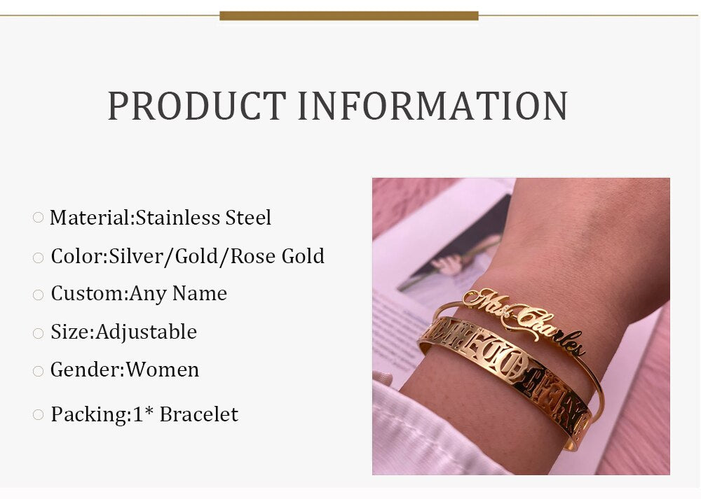 Custom Name Bracelet - Bracelet