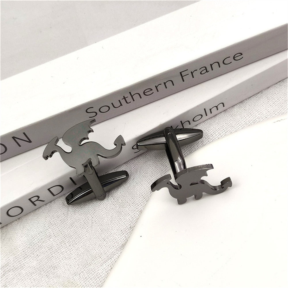 Dragon Cufflinks - Black - Cufflinks