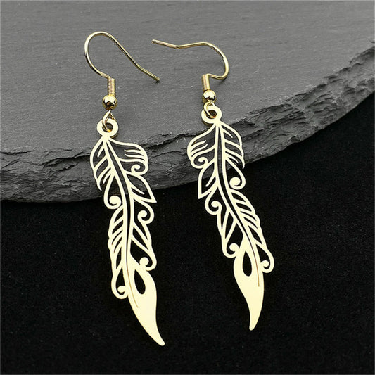 Elegant Feather Earrings