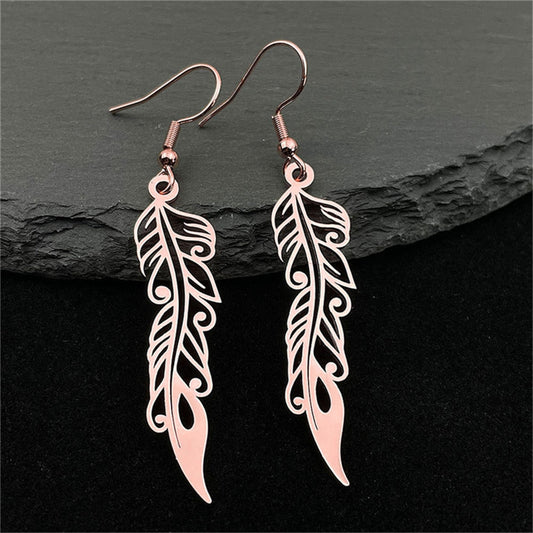 Elegant Feather Earrings