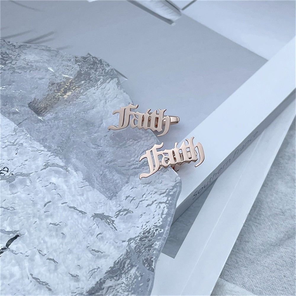 Faith Cufflinks - Rose gold