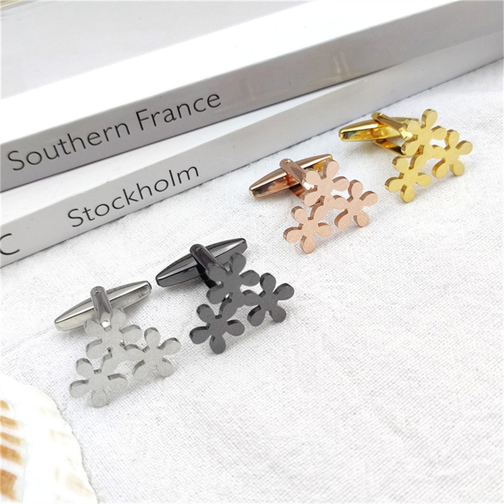 Flower Trio Cufflinks