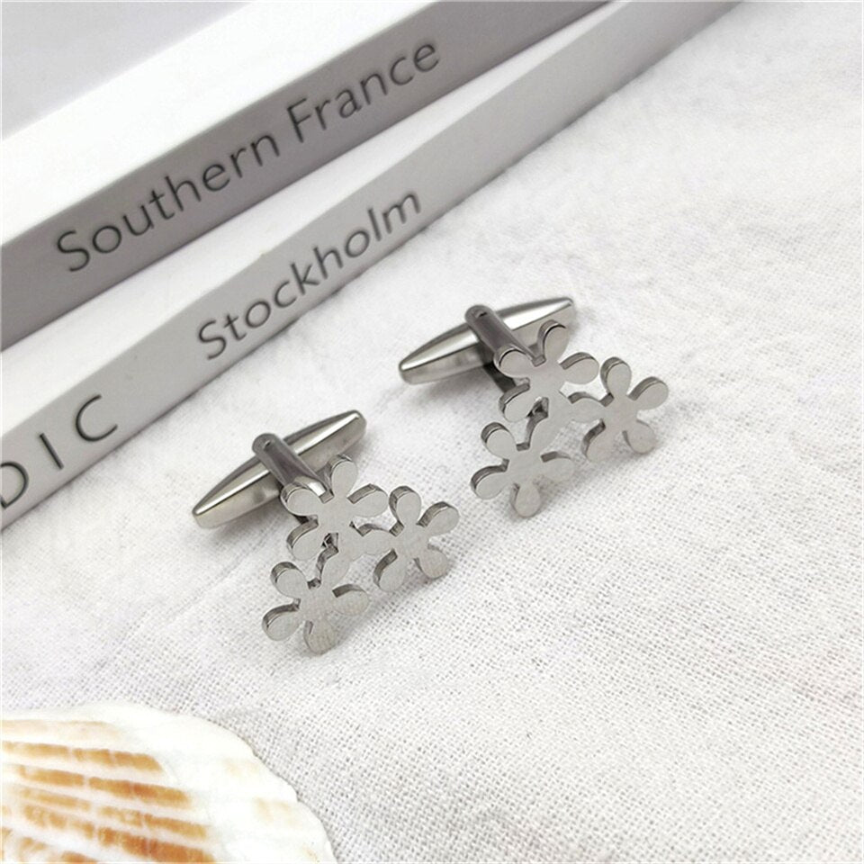 Flower Trio Cufflinks