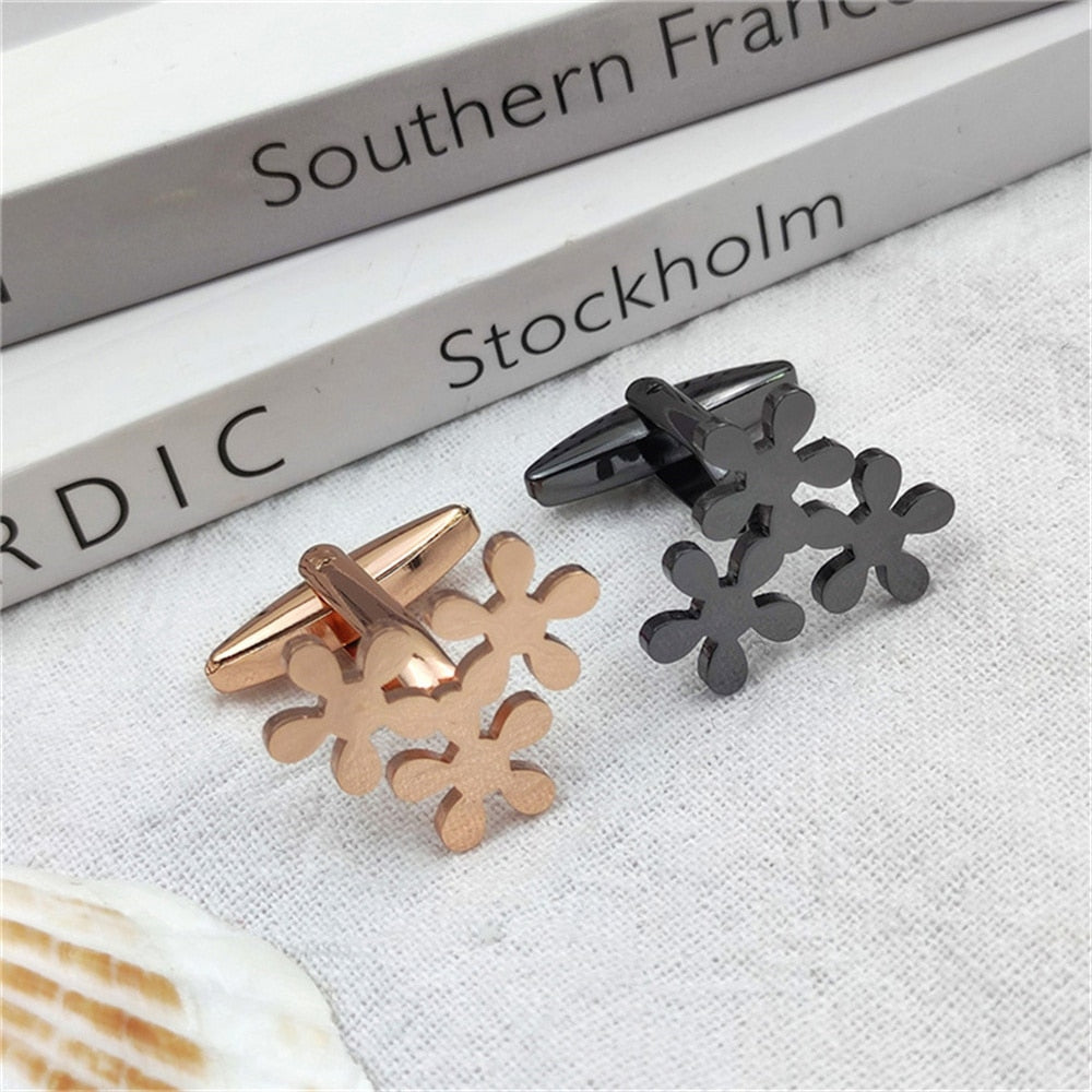 Flower Trio Cufflinks