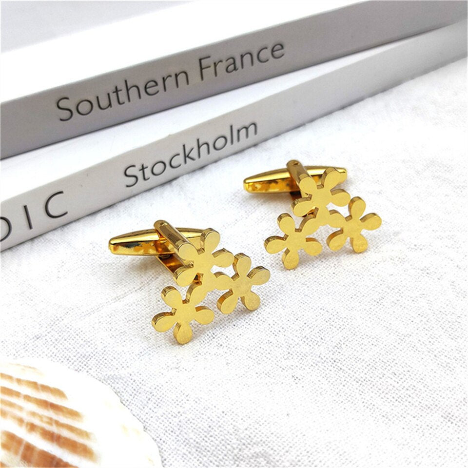 Flower Trio Cufflinks