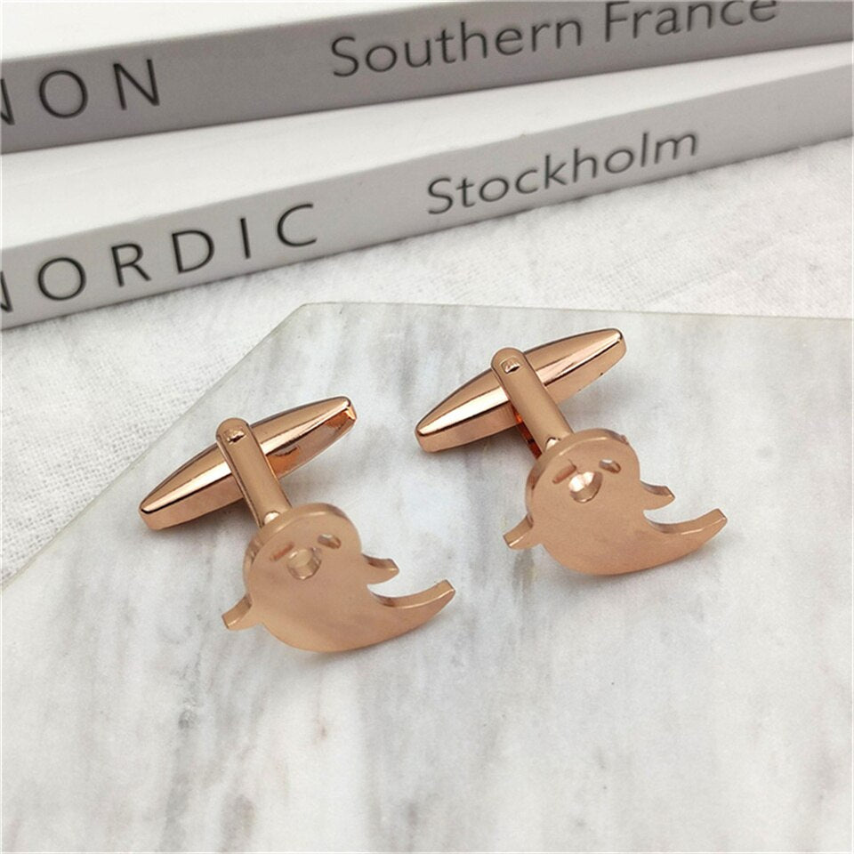 Ghost Cufflinks - 4 / Rose Gold