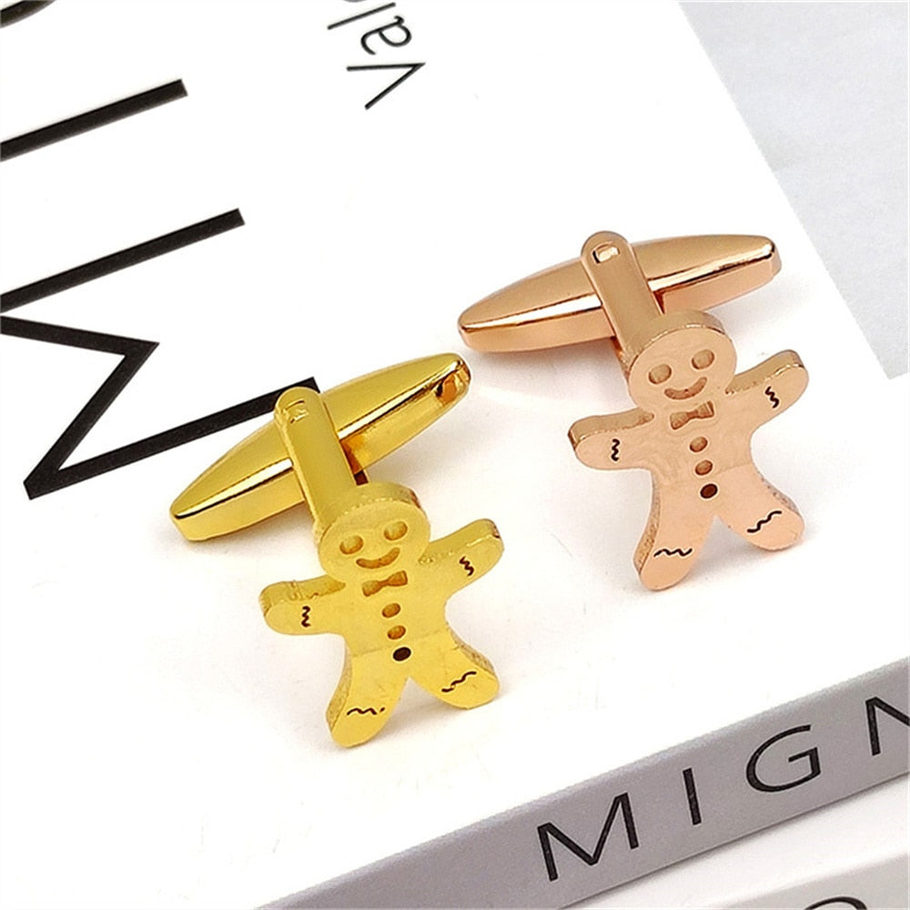 Gingerbread Man Cufflinks