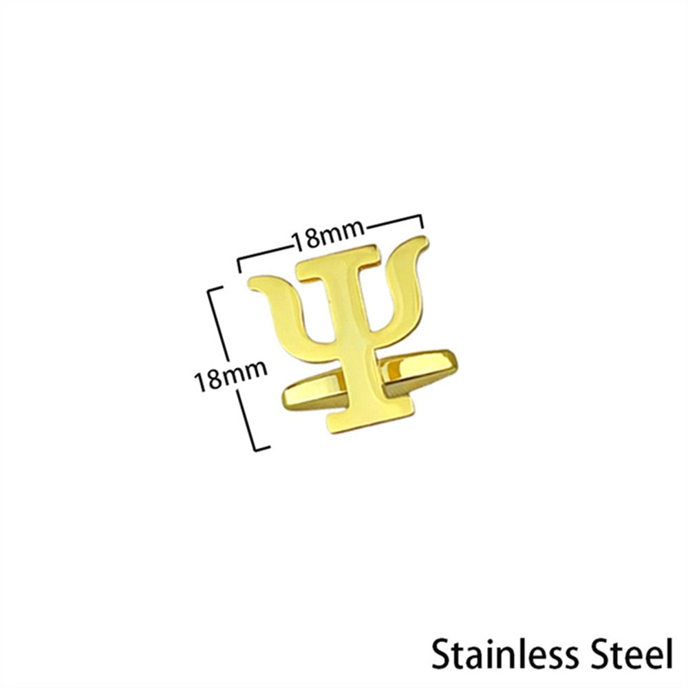 Greek letters Cuff Links