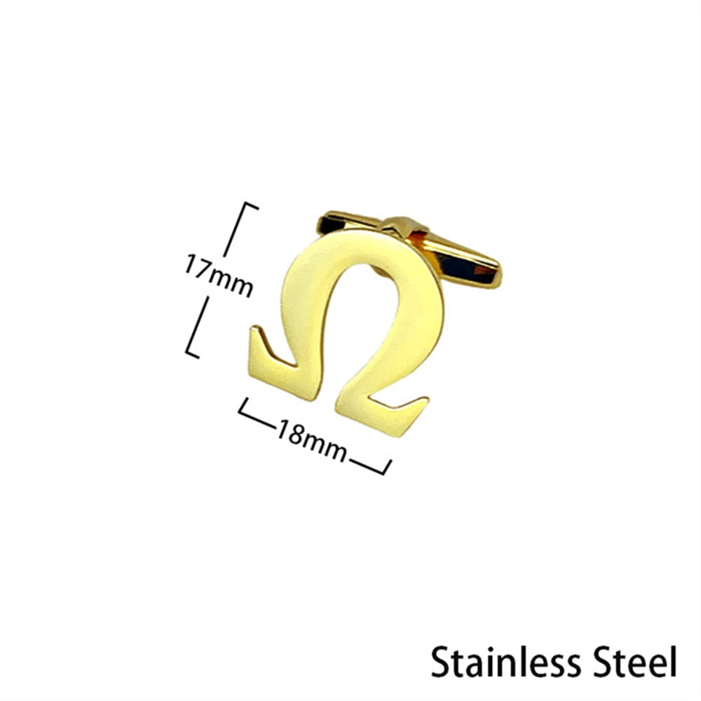 Greek Letters Cufflinks