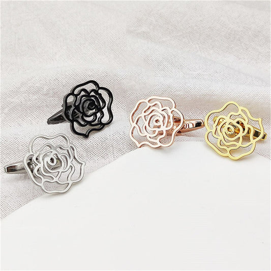 Hollow Flower Cufflinks