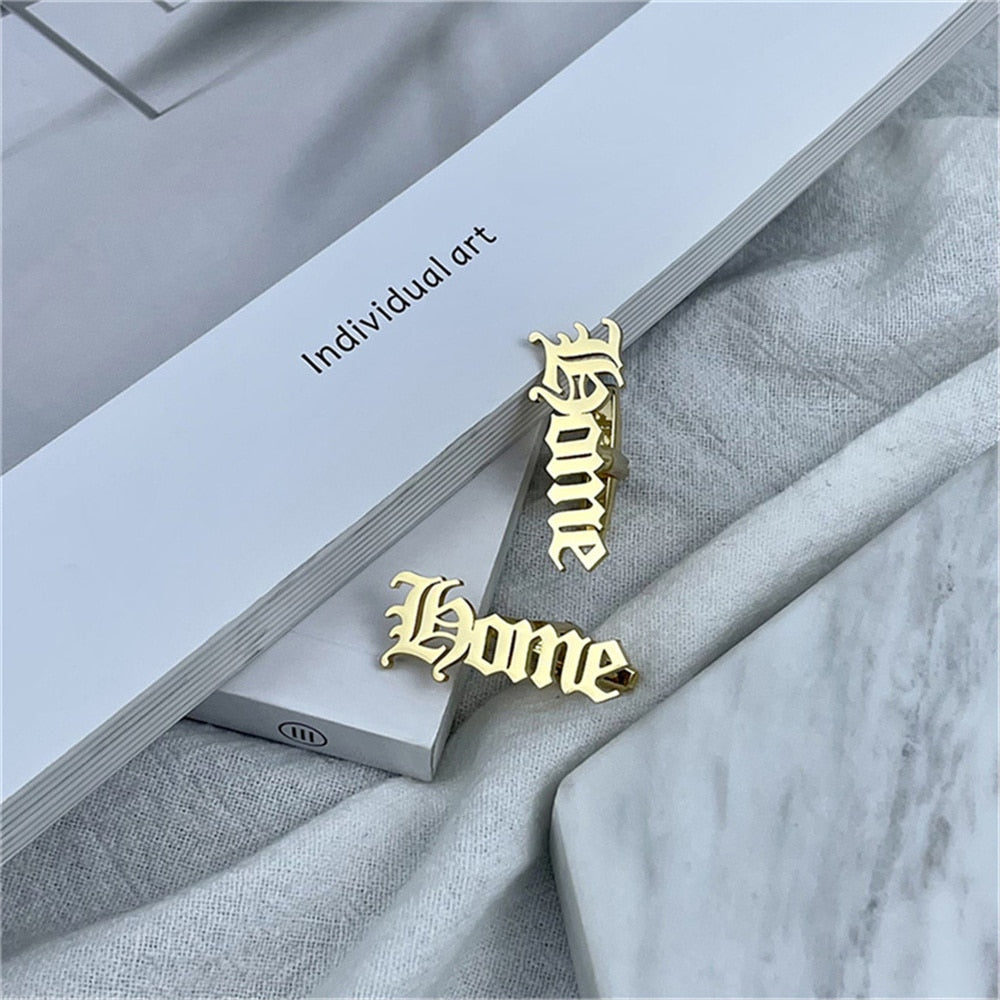 Home Cufflinks - Gold