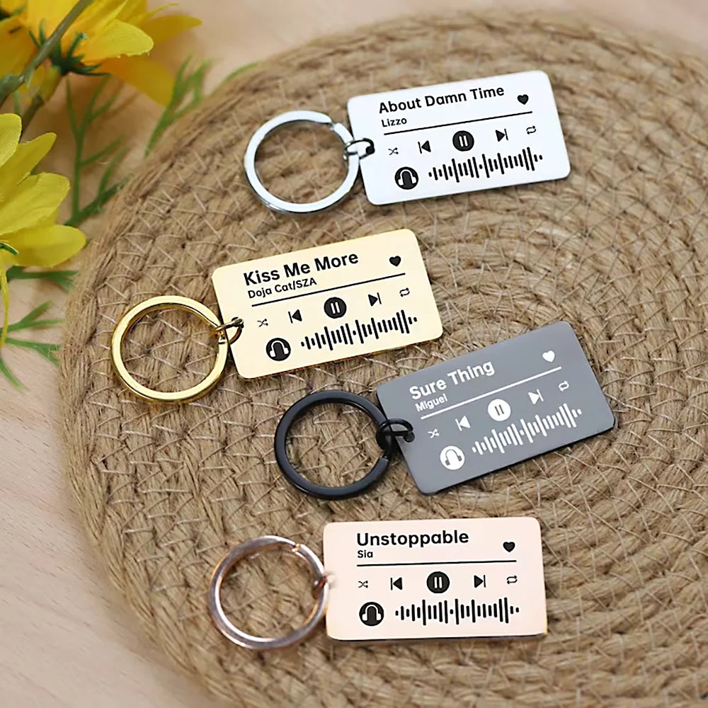 Music Keychain with Favourite Song - Keychain