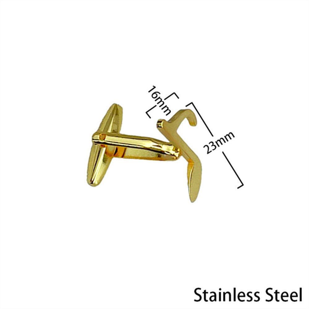 High Quality Silver Cufflinks for Men Fashion Design Musical Note Men&amp;#39;s Shirt Cuff Button Party Wedding Cufflink mancuernillas