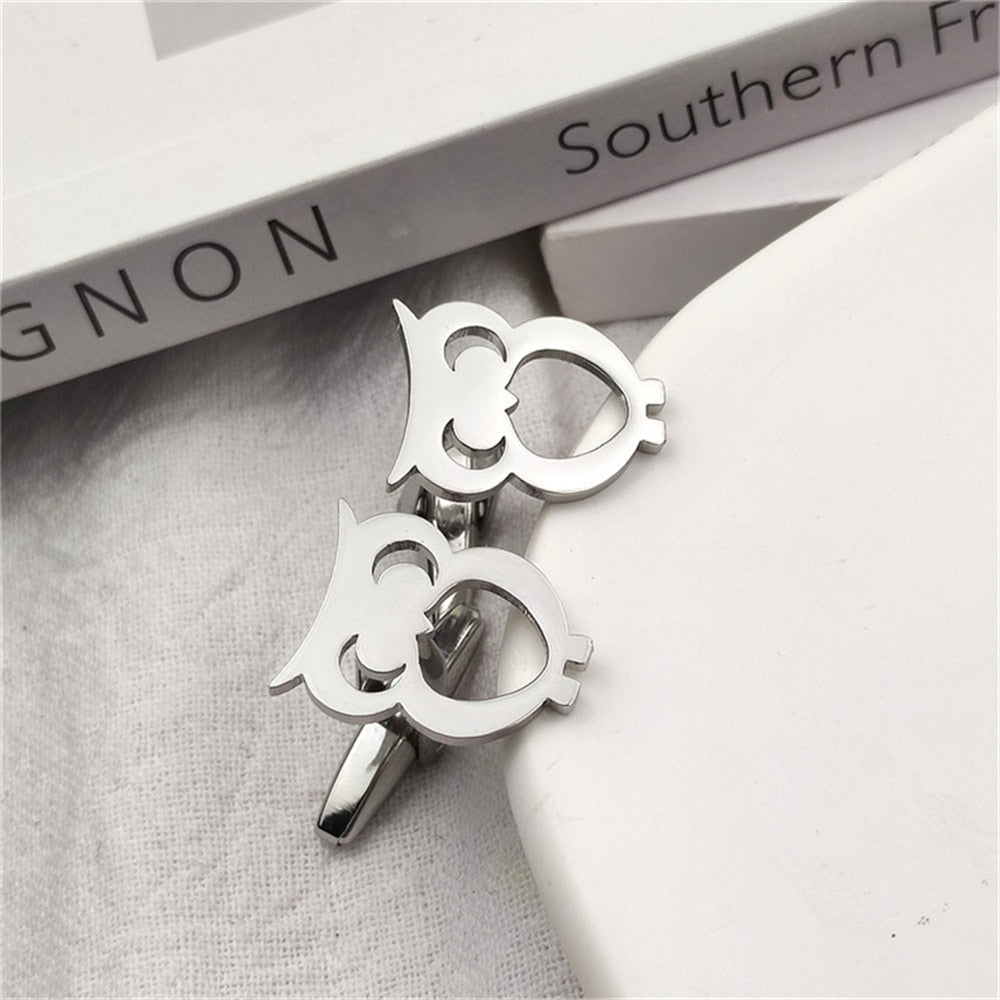 Owl Cufflinks - Silver