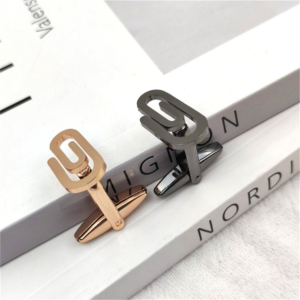 Paper clip Cufflinks