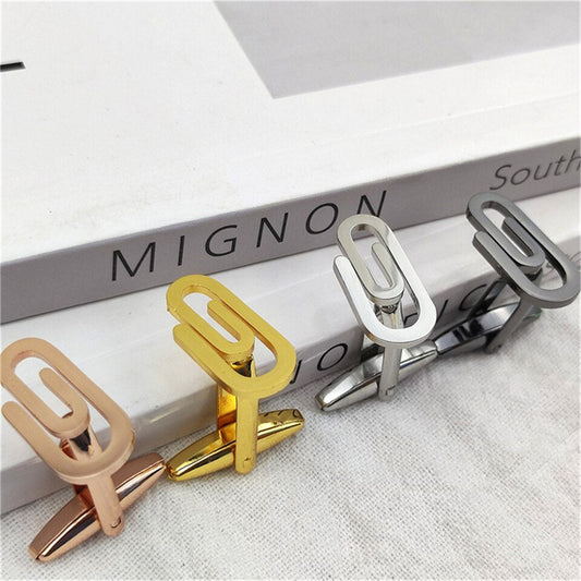 Paper clip Cufflinks