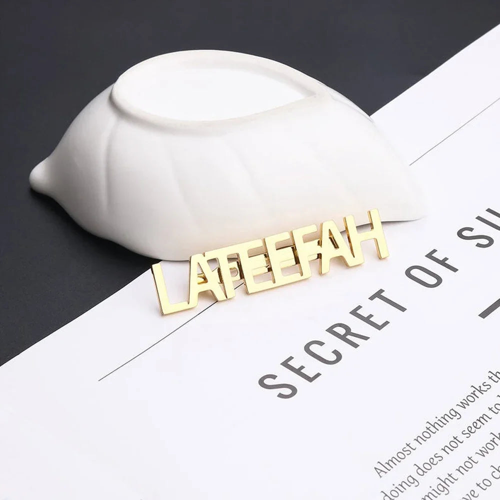 Personalized Name or Letters Brooch