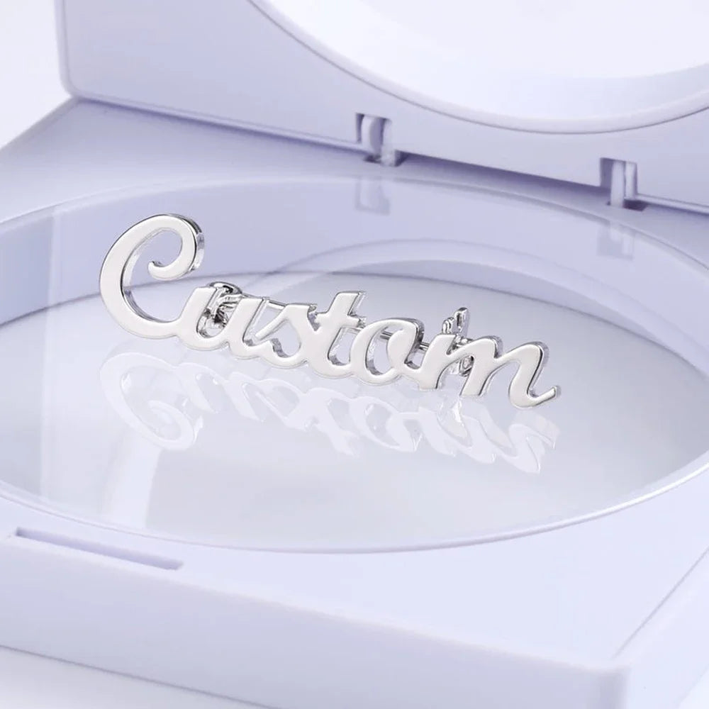 Personalized Name or Letters Brooch