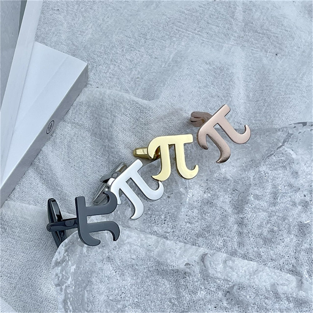 Pi Number π Cufflinks