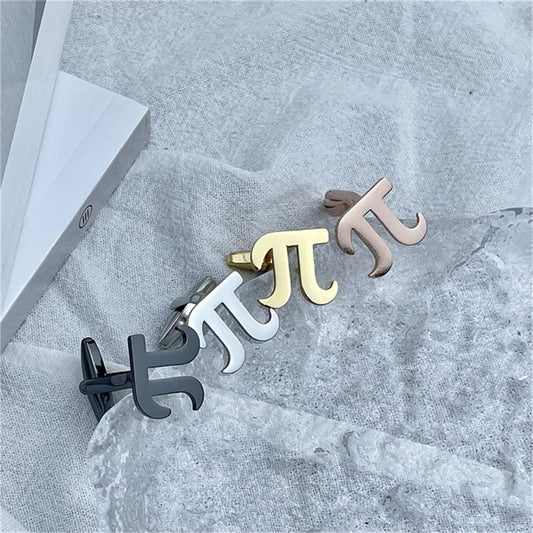 Pi Number π Cufflinks