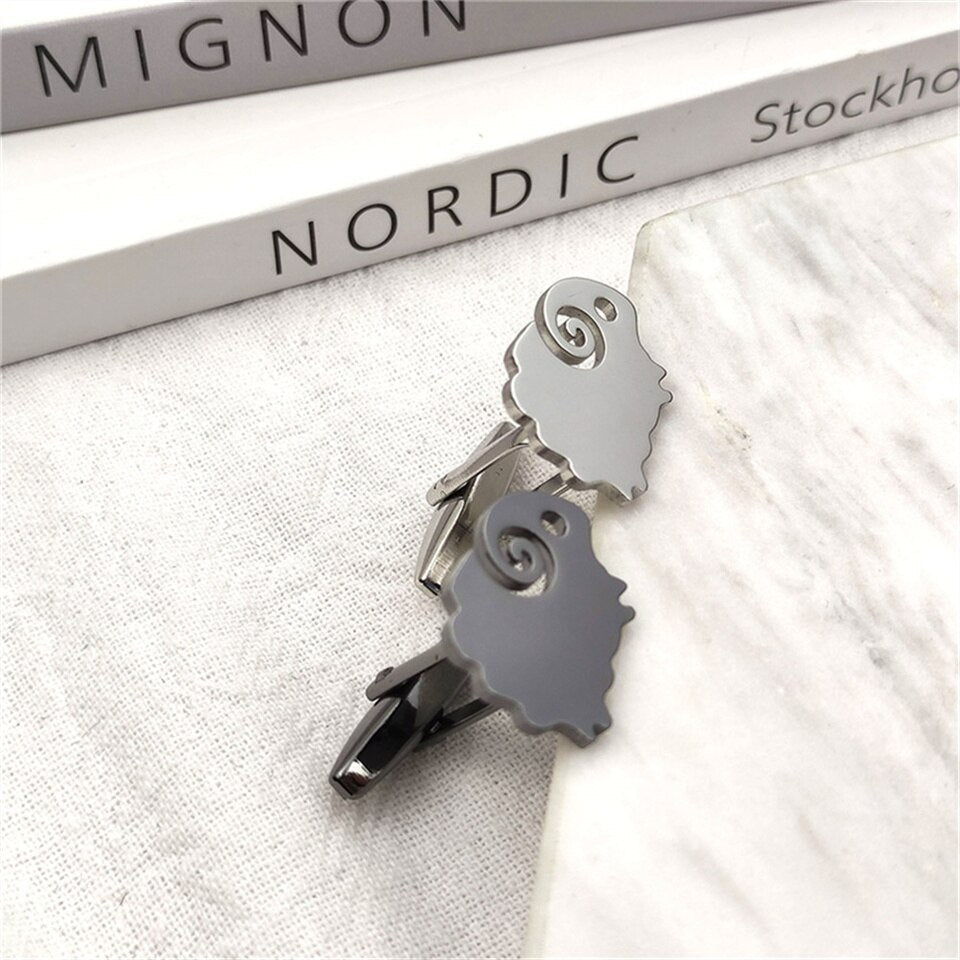 Sheep Cufflinks - Black
