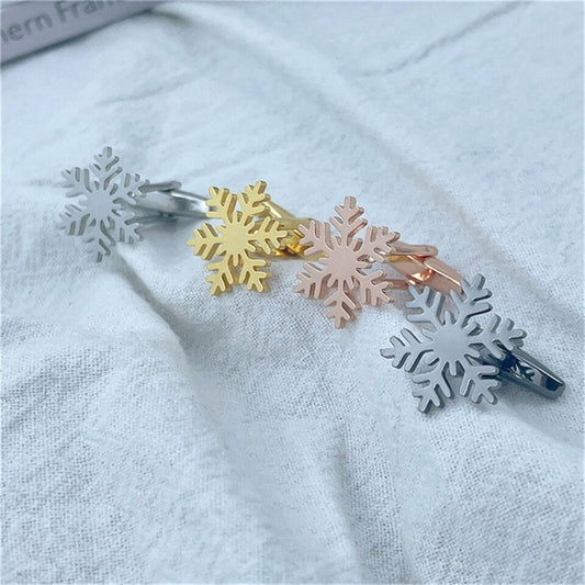Snowflake Cufflinks - Gold