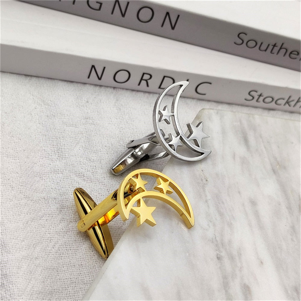 Stars and Moon Cufflinks