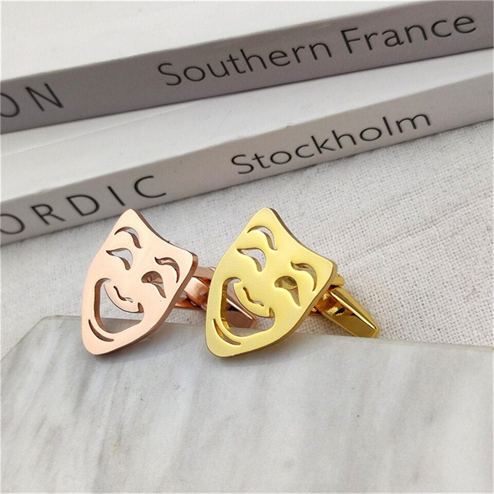 Theatre Mask Cufflinks