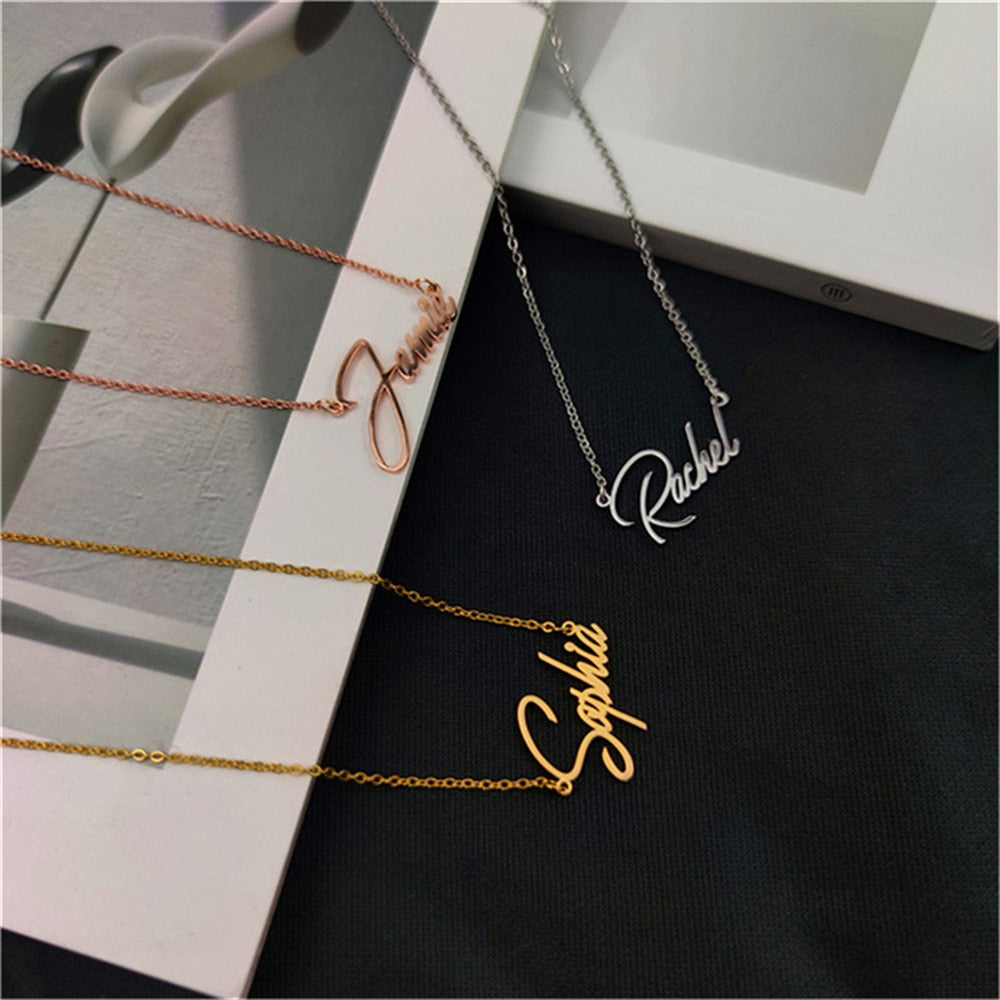 Personalized Custom Necklaces with Gift Box