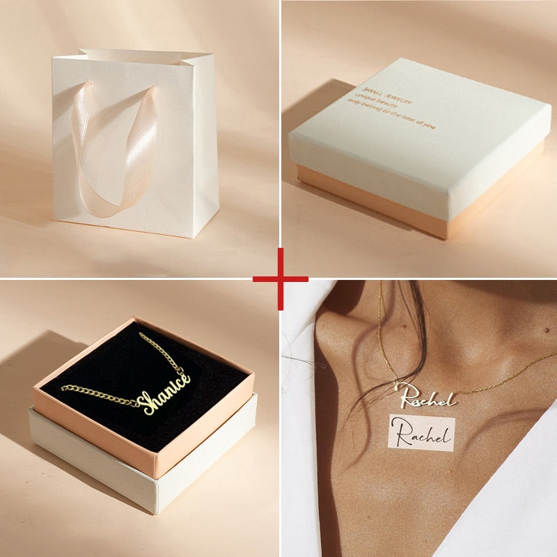 Personalized Custom Necklaces with Gift Box